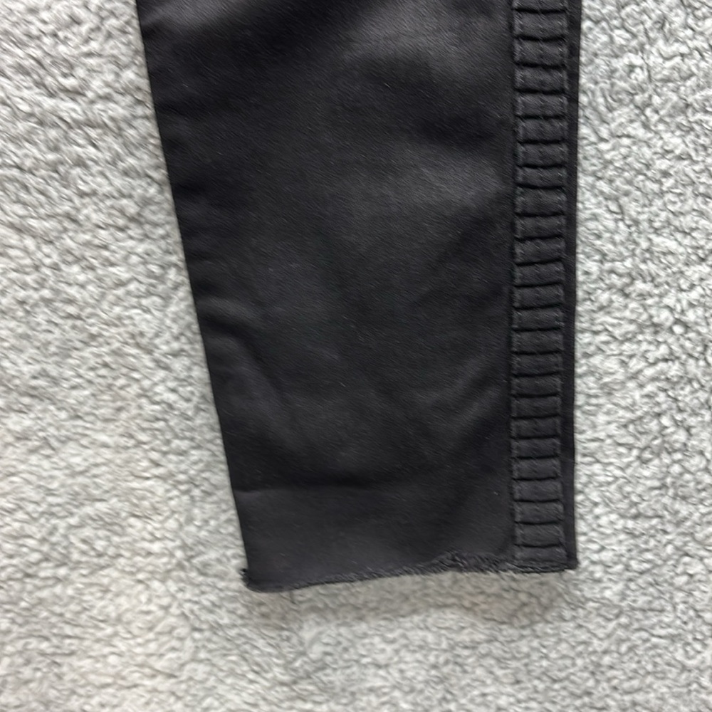 💚👖J Brand Maria Highway Black Size 29 Stretch Cotton Blend Raw Hem - Picture 5 of 11